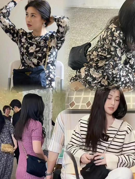 普拉达 朱珠同款新款尼龙链条包（MM） 商品图2