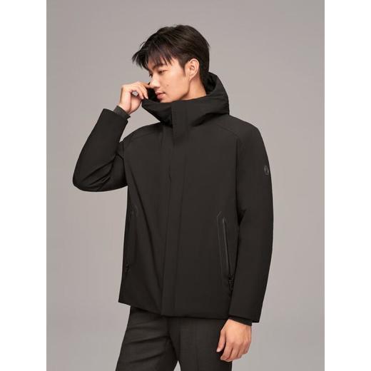 波司登 男连帽一手长羽绒服 B40144133 商品图4