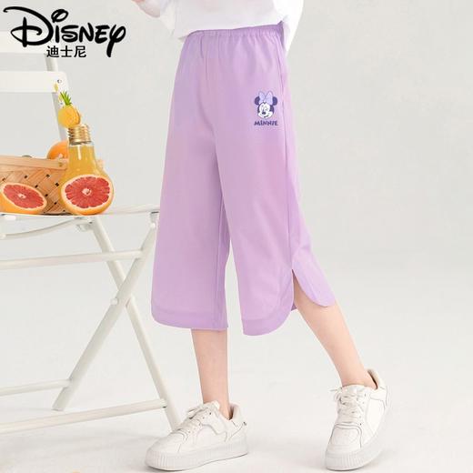 迪士尼女童短袖套装夏季两件套2025新款儿童七分裤冰丝女大童夏装 商品图2