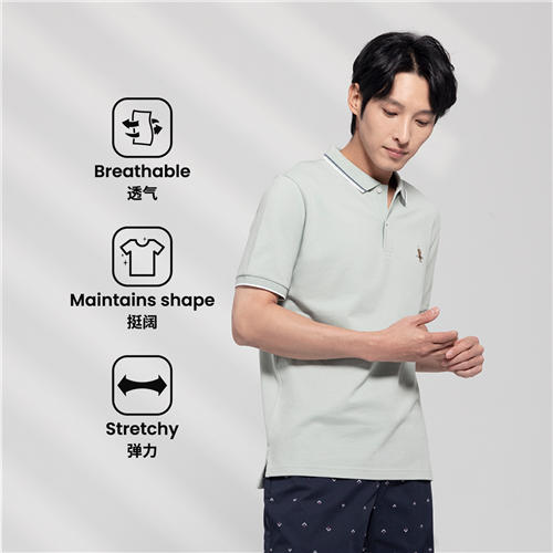 佐丹奴男装25年新款威廉王子系列POLO衫01015260 商品图0