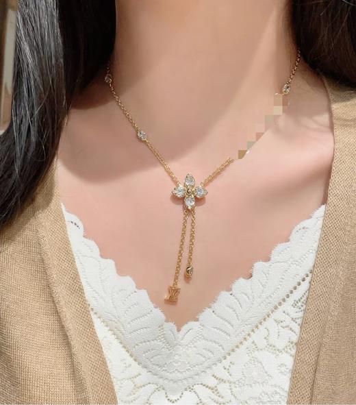 驴家 钻叶双流苏项链（XTY） 商品图8