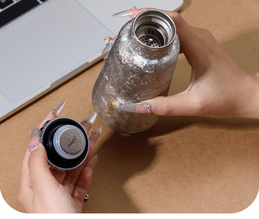 Oball 女神随心口袋钛杯-月灰银 商品图4