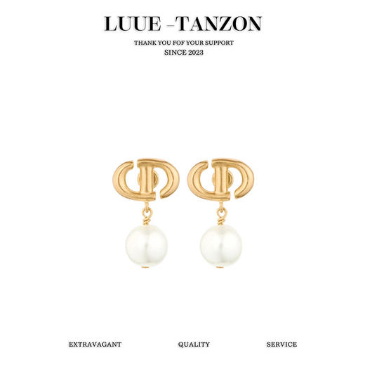 迪奥-迷你珍珠耳钉 Zp一摸一样的原单货（XTY） 商品图0