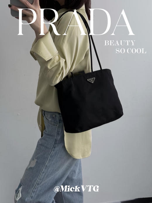 普拉达 中古尼龙降落伞托特包 莞产原单品质 此款不配盒子(MM) 商品图7