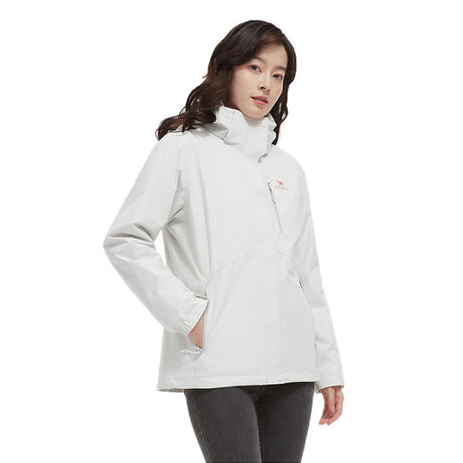 骆驼 女情侣三合一冲锋衣（抓绒内胆） V1W118258 商品图4