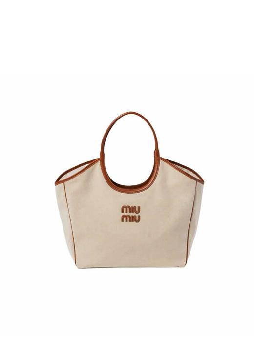 缪缪 24SS帆布拼皮秀款腋下包，完全对版的帆布料（MM） 商品图13