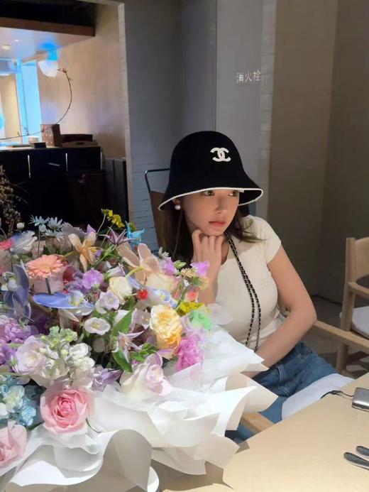 CHANEL香奈儿 经典印花Logo棉质 棉 渔夫帽 男女同款（CO） 商品图10