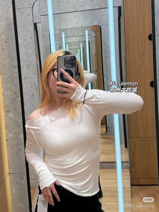 LuLU Hold Tight Boatneck船领波浪边长袖T恤tee！ 早春的万能打底衫（SS） 商品图8