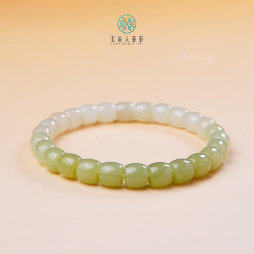 和田玉直切手串约7*8mm 商品图0