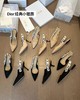 迪奥 J'Adior 尖头 系带 细跟 高跟鞋 10cm  6.5cm 芭蕾平底鞋（DBG） 商品缩略图0