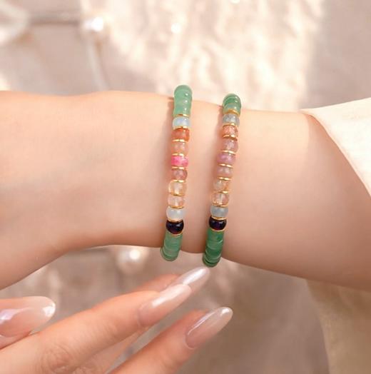 GIRATI 非洲翠 天然A级 直切手串 叠戴点睛之笔 霓虹翠集合 商品图2