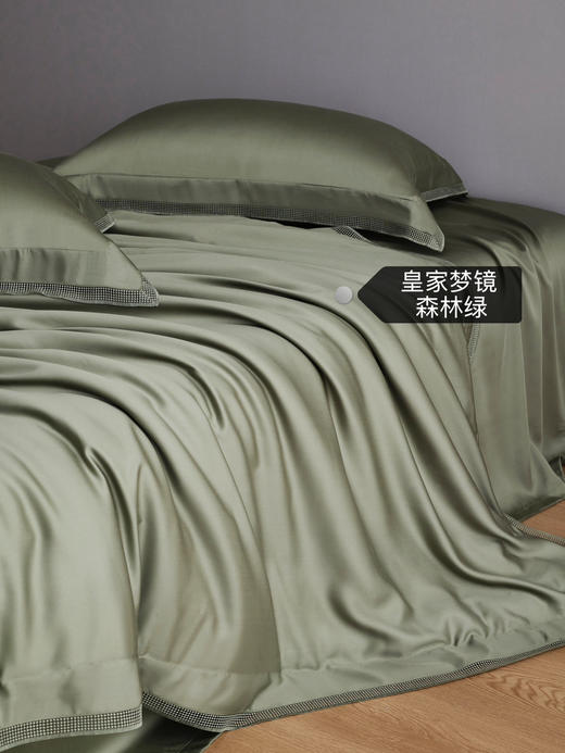 实体专柜品牌系列！吊牌3000+100S超细冷凝丝四件套 硫酸纸+防尘收纳袋 进口YKK拉链 配品牌高端礼盒拎袋 商品图0