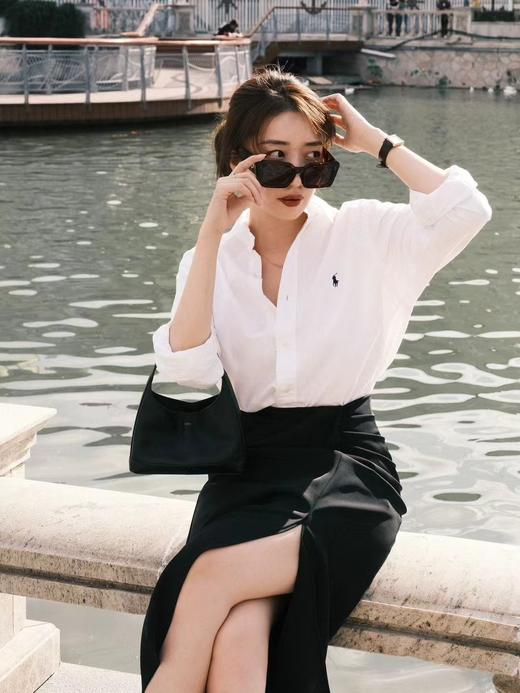 全明星同款Ralph Laure 2025新款亚麻情侣长袖衬衫（SS） 商品图0