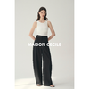 MAISON CECILE 多色/亚麻舒适百搭立体显瘦镰刀弧形裤 商品缩略图1