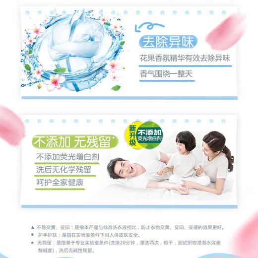 立白 全效馨香洗衣液2kg组合(1.5kg+500g) BOXX2K0J 商品图2