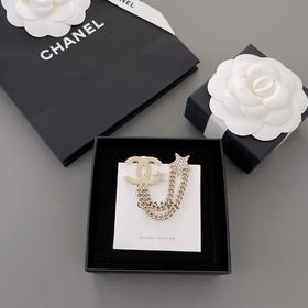 香奈儿 双c链星星胸针 超级精致小巧的星星（XTY）