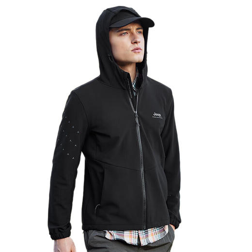 JEEP吉普 男复合软壳上衣 J232095678 商品图4