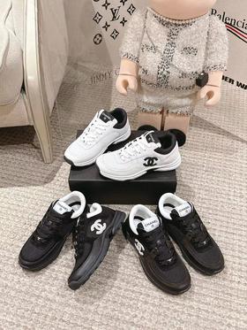 香奈儿 网布皮革 网眼 减震防滑耐磨 低帮 生活休闲鞋 （DBG）