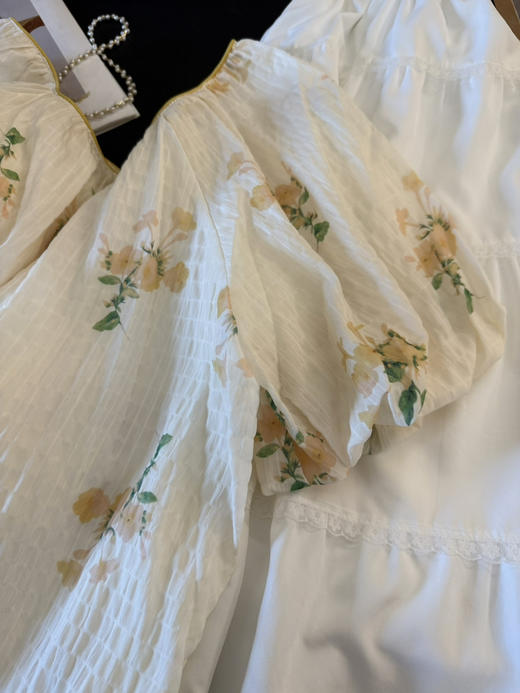 碎花橘调小衫 商品图3