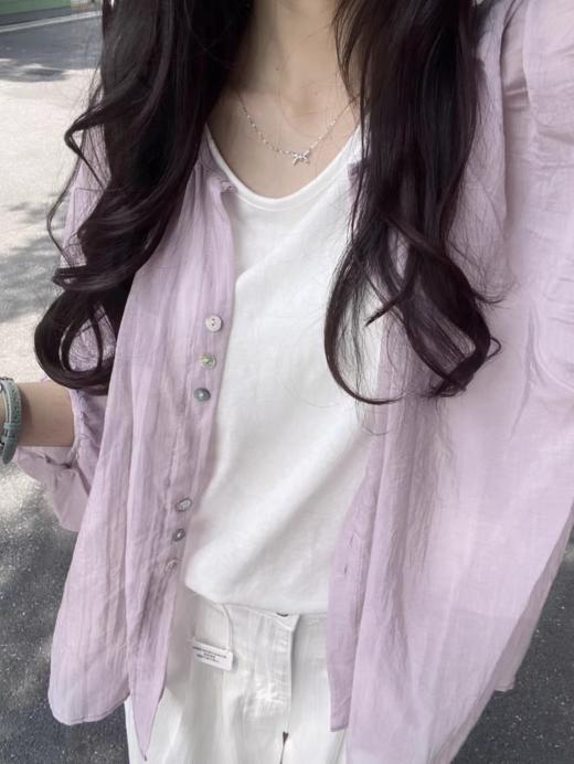 淡淡薰衣草松弛感天丝防晒空调衫 商品图7