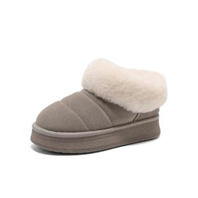 Belle百丽 女毛毛鞋 D3H1DDM4