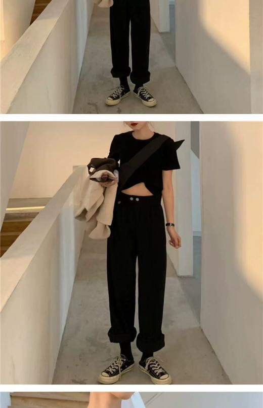 【诗铭洛可】（加绒）XC7563细纹加绒秋冬休闲裤B5-3/B10-2 商品图0