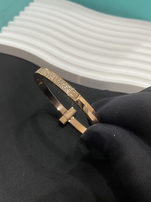 蒂芙尼 宽版半钻T字手镯（XTY） 商品图10