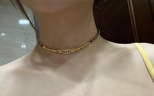 香奈儿   穿皮金花choker 项链 （XK） 商品图6