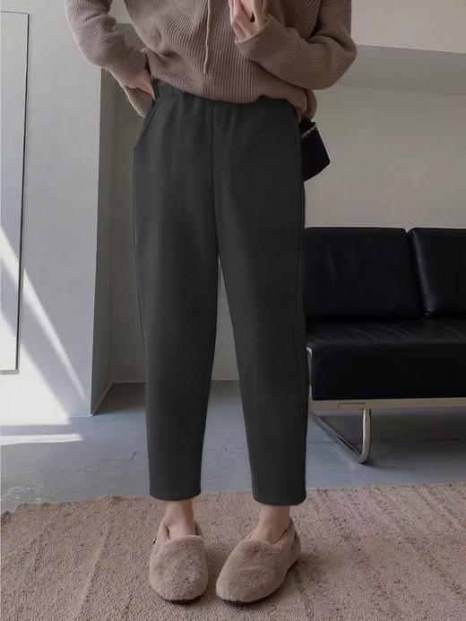 【诗铭洛可】7478呢料九分裤萝卜裤B15-1 商品图2