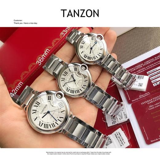 卡地亚蓝气球机械当家表款，支持专柜对比，傻傻分不清，送礼 强首选！（ZT*SH） 商品图1