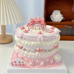 美乐蒂可爱卡通蛋糕-低糖处理无添加