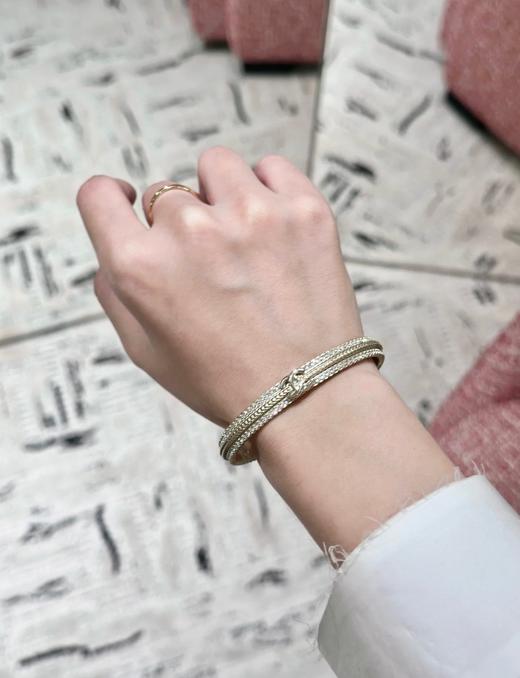 香奈儿 新款来袭 炸裂爆款手镯麻辫纹开口手镯（XTY） 商品图4