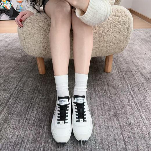 香奈儿25A最新款 熊猫配色 小白鞋 休闲 运动鞋 （DBG） 商品图9