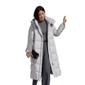 波司登 女脱卸帽长款羽绒服 B40144106