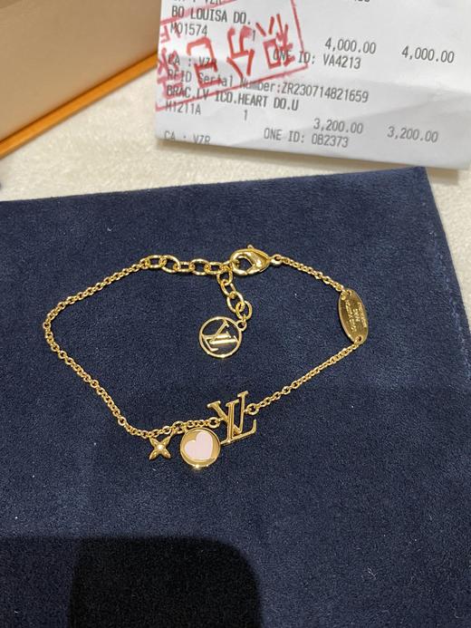 驴家   粉色爱心四叶草字母细手链  （XTY） 商品图2