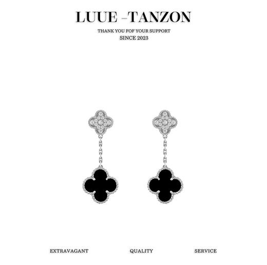 梵克雅宝  四叶草双花耳环（XTY） 商品图0