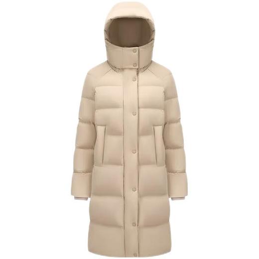 波司登 女可脱卸帽中长款羽绒服 B40145262 商品图0