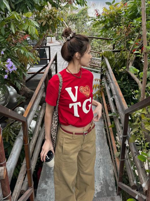 <曾小咸推荐> 字母印花短袖纯棉T 商品图12