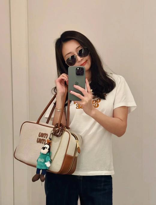 缪缪  新款长手柄保龄球公文包手提包 （MM） 商品图8