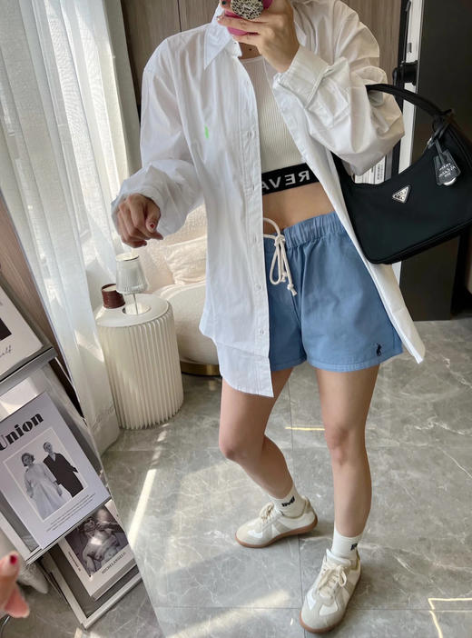 Ralph Lauren/拉夫劳伦女装 logo刺绣抽绳短裤（SS） 商品图3
