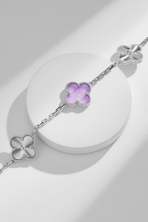 梵克雅宝紫罗兰镭射五花手链（ZS*XTY） 商品图3