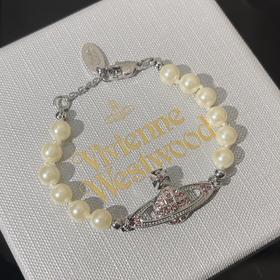 西太后 水晶琉璃珍珠土星手链（XTY）