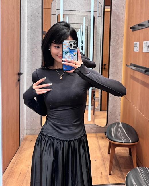 LuLU Hold Tight Boatneck船领波浪边长袖T恤tee！ 早春的万能打底衫（SS） 商品图6