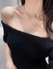 迪奥  浅金色蝴蝶珍珠项链女2024新款轻奢锁骨链法式颈链 （XTY） 商品缩略图4