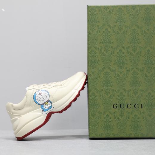 古驰-Rhyton经典老爹鞋系列情侣款 鞋底厚底5cm（DBG） 商品图11