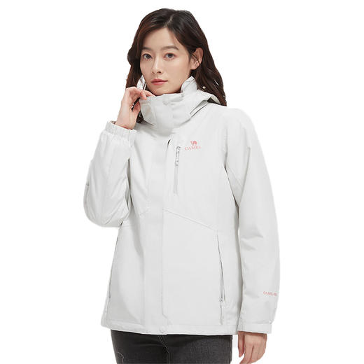 骆驼 女情侣三合一冲锋衣（抓绒内胆） V1W118258 商品图0