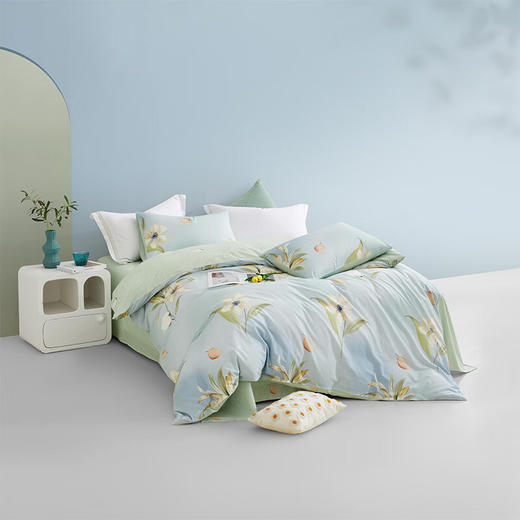 【多样屋专柜】罗莱 花笺绮梦全棉四件套200*230cm 商品图1