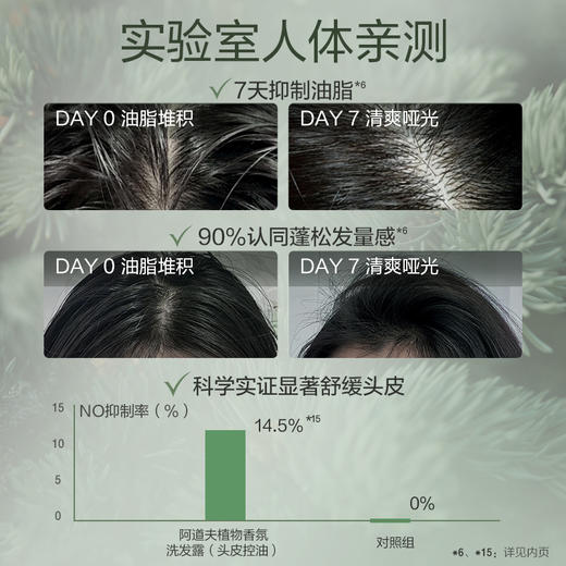 阿道夫 天然香植物香氛洗发水(头皮控油)400ml A111 商品图2