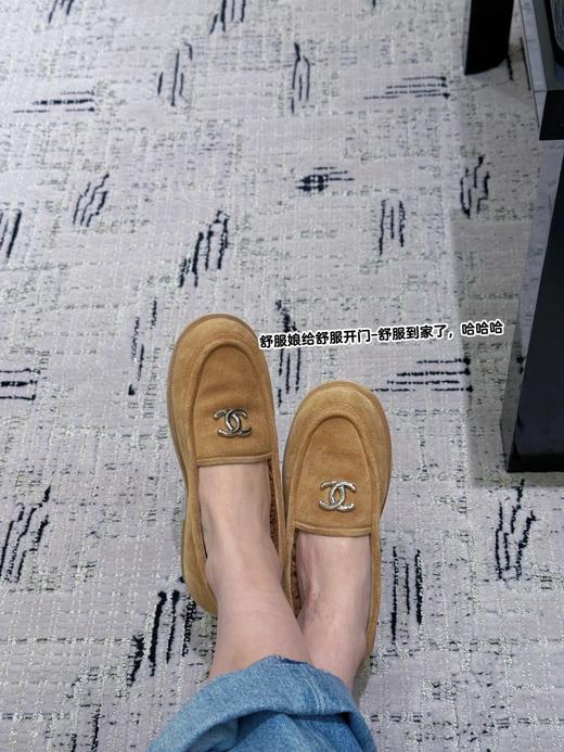香奈儿 24k Teddy 美拉德麂皮乐福豆豆鞋 超级可爱 皮毛一体保暖性很好呢（DBG） 商品图10