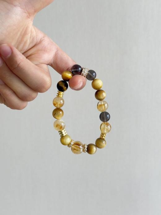 王嘉尔同款金霸大综合水晶手串 招财转运还能百搭出圈！！ 打工人的玄学救命稻草 男女同款情侣系（XTY） 商品图1